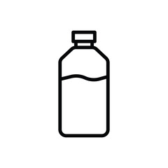 bottle icon vector template simple and clean