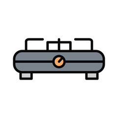 stove icon vector template simple and clean
