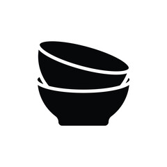bowl icon vector template simple and clean