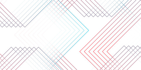 Abstract white red and gold vector blueprint background with modern design. Vector abstract futuristic architecture concept with digital geometric connection lines	
