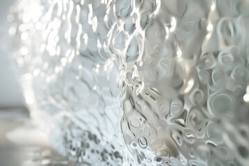 Naklejka premium white transparent and moody bubble textures with a mysterious and intriguing vibe