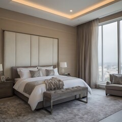 Illustration of the bedroom interior