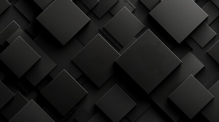 modern black square background, geometric square shape background and wallpapers, modern and trendy square background - obrazy, fototapety, plakaty