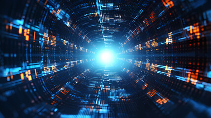 Premium digital art, technology concept background