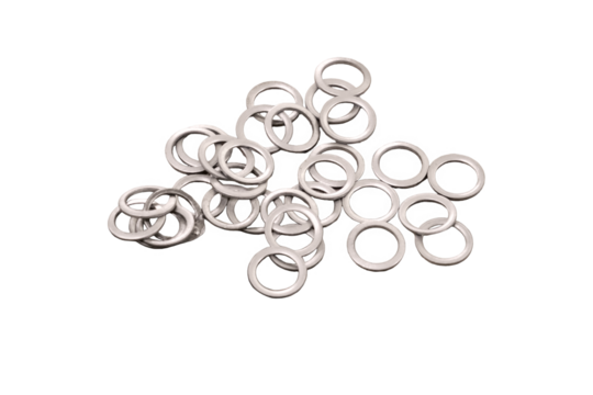 Manufacture of medieval armor and chain mail to protect soldiers in battle, isolated on a white background. Reconstruction of the events of the Middle Ages in Europe.