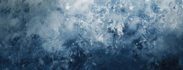 Abstract Blue Painted Texture for Creative Background