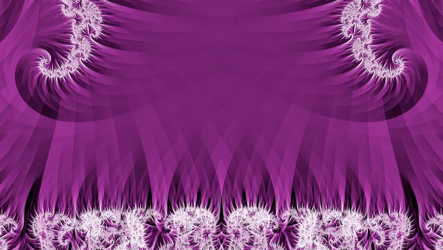 lilac and reddy purple coloured textured spiral pattern and template and copy-space design