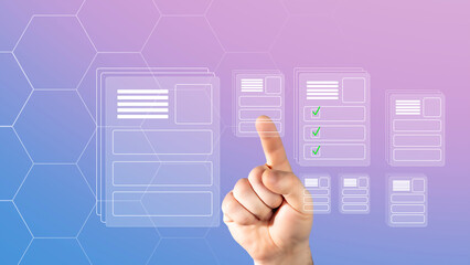 Virtual Display and Document Folders Concept of sending documents over the internet Data transfer, transfer data files between folders, backup data, exchange files in folders.