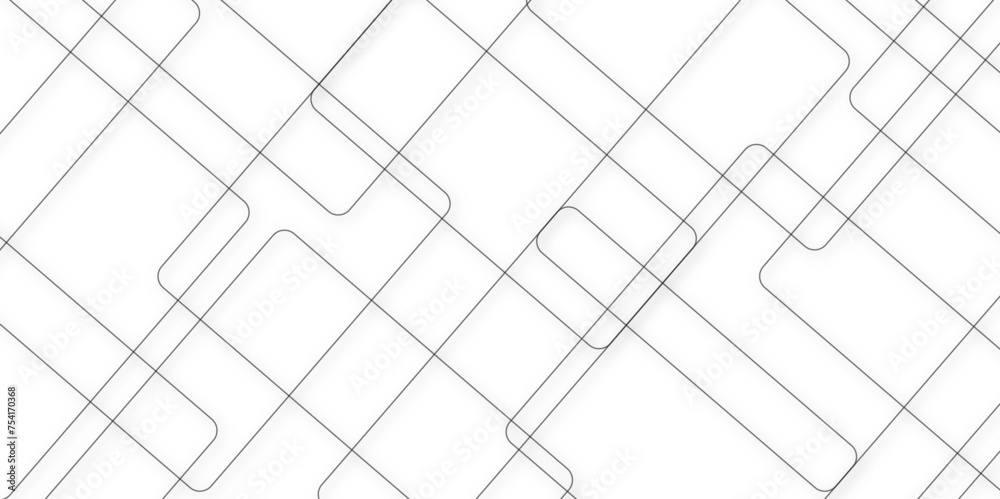 Poster abstract seamless random geometric black square lines pattern on a transparent background design. ab