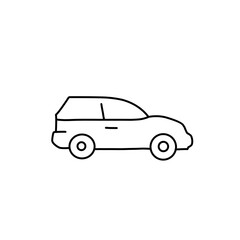 Fototapeta na wymiar Car Doodle Icon