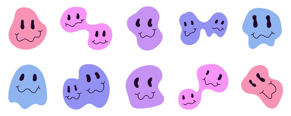 Distorted Emoji Clipart