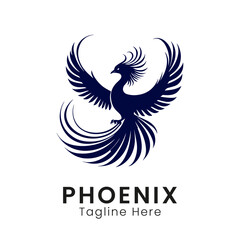 Phoenix logo design template
