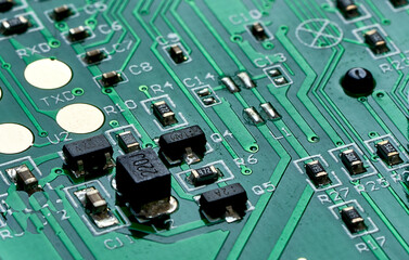 radio-electronic parts are located on the device board