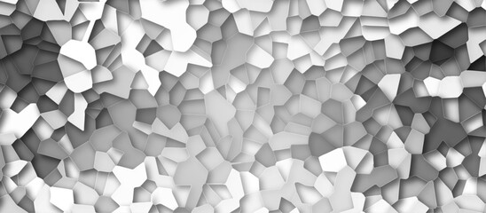 abstarct Pastel white and gray glass broken tile pattern background. geometric pattern with 3d shapes vector Illustration. white broken wall paper in decoration.  low poly crystal mosaic background.