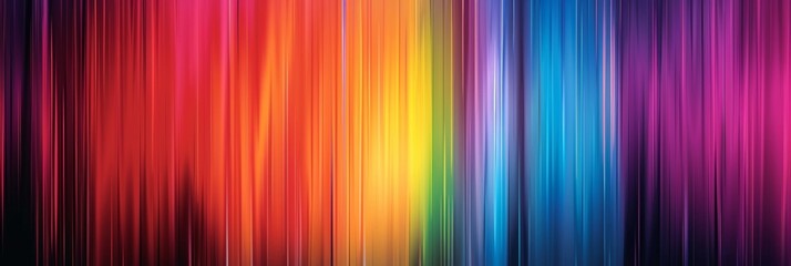 A spectrum of neon hues forming saturated vertical lines for a bold and striking visual