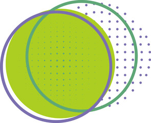 Geometric And Halftone Object