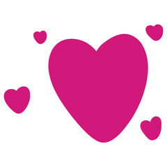 Icon design love hand drawing