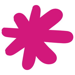 Icon design star hand drawing