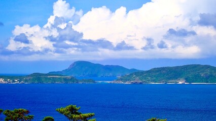 慶良間諸島渡嘉敷島の照山展望台から見える風景