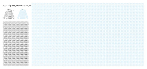 Fototapeta premium Wallpaper Square pattern 