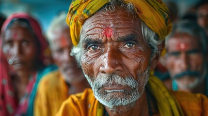 Indigenous people in India, representing the diverse cultures, traditions,