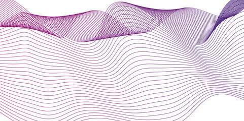 Vector wavy symbol carve Abstract blend wave lines and technology background. soundwave futuristic line abstract stripe design. digital mesh abstract, vector blurred soft blend.