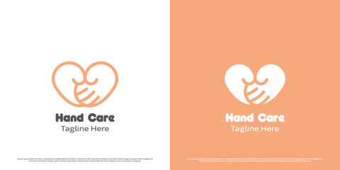 Baby hand design illustration. Silhouette of cute baby hand handshake gesture babysitter care affection help support family. Simple minimal minimalist icon symbol gentle embrace grateful hope.