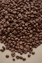 Fototapeta premium Coffee beans that have been roasted
