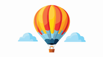 Hot air balloon vector illustration
