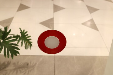 Geometric shapes on an abstract background. Vector illustration .