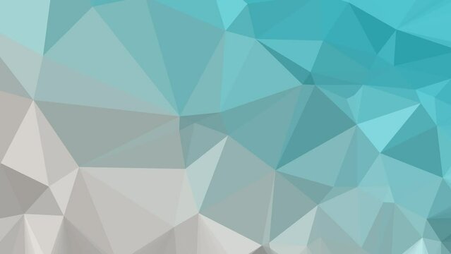 Vibrant Symphony of Motion: Abstract Low Poly Triangles Creating Cinematic Harmony Across the Screen