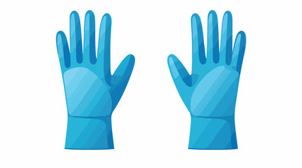Medical gloves vector illustration