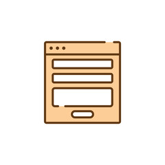 Cartoon Smartphone Email Application Icon