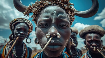 The Mursi Tribe - Renowned for their lip plates in Ethiopia.
