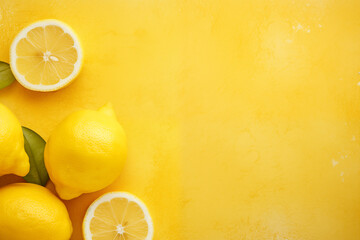 Lemon Yellow background