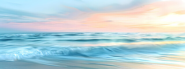 Obraz premium Whispering Waves: The Serene Call of the Ocean