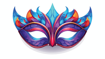 Carnival mask. Brasilian carnival face accessory.