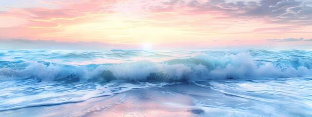 Obraz premium Whispering Waves: The Serene Call of the Ocean