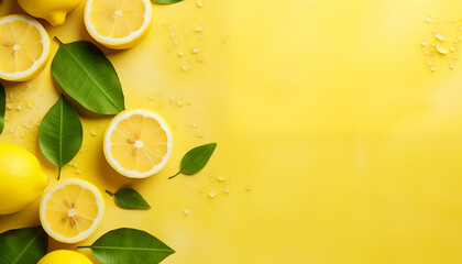 Lemon Yellow background
