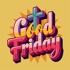 Good Friday Vector Design And Background 