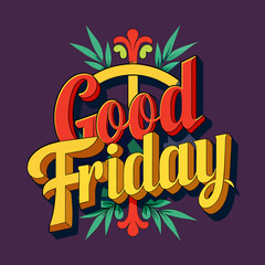 Good Friday Vector Design And Background 