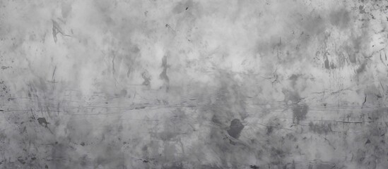 A textured gray grunge background with a distressed, weathered effect and various patterns of scratches and stains - obrazy, fototapety, plakaty