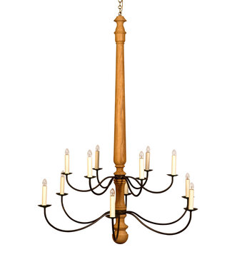 recommend clip art: chandelier in vintage style isolated on white