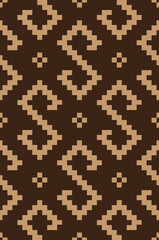 S monogram pattern repeat illustration vector design