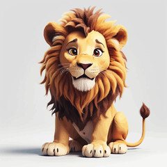 Fototapeta premium Lion Cartoon Design very Good