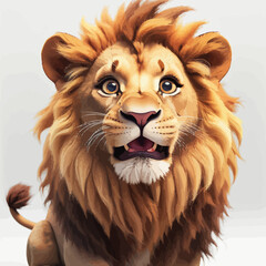 Lion Cartoon Design very Good