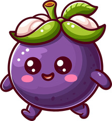 cartoon element fruit character