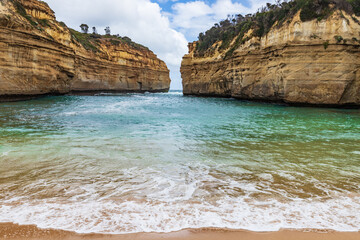 Majestic Cliffs and Turquoise Waters of Loch Ard Gorge, Great Ocean Road, Australia