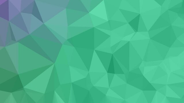 Dynamic Velocity Patterns: Abstract Low Poly Triangles Unfolding in a Colorful Cinematic Odyssey Across the Screen