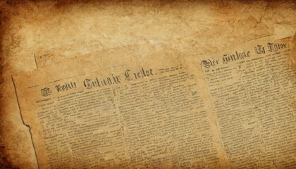 Newspaper paper grunge vintage old aged texture background